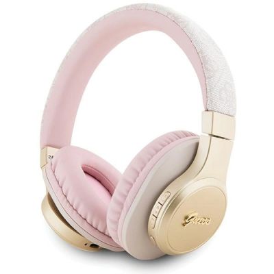 Guess Bluetooth On-Ear-Kopfhörer GUBH604GEMP rosa/rosa 4G Script