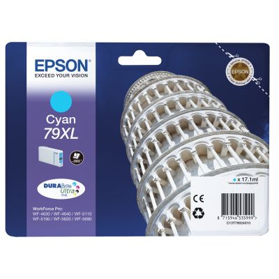 Epson Turm von Pisa Einzelpackung Cyan 79XL DURABrite Ultra Tinte