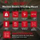 21. MACLEAN Elektrische TV-Deckenhalterung, Tuya-Halterung, max. VESA 800x400, für Fernseher von 43-86 Zoll, max. 55 kg, MC-176 T