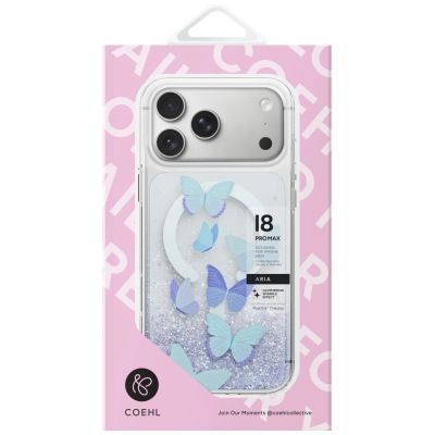 4. Uniq Coehl Aria Magnetische Ladehülle für iPhone 18 Pro Max / 17 Pro Max – Blau