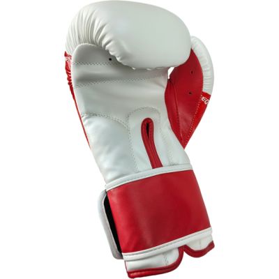 17. RPU-FOLK Boxhandschuhe 12 oz Weiß-Rot