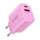 2. Tech-Protect NCA30 PD 30W QC3.0 USB-A / USB-C Wandladegerät - Rosa