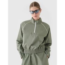 Kurze Damen Übergangsjacke mit Stehkragen 4F 4FRSS24TTJAF0886-44S