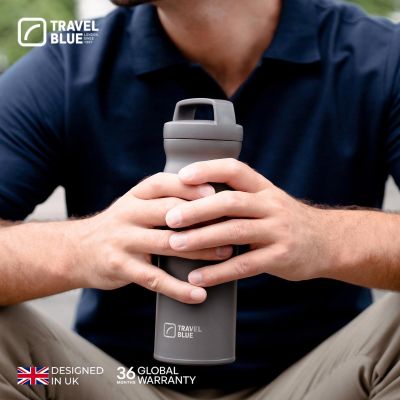 6. TRAVEL BLUE GRAUE THERMOSFLASCHE