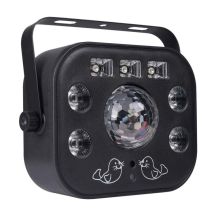 LIGHT4ME MULTIPHASE - LED-UV-Wash-Stroboskop mit verschiedenen Effekten