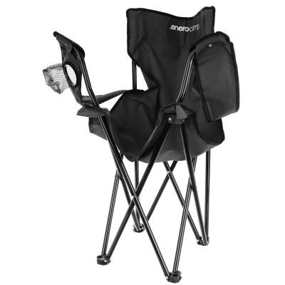 21. Klappbarer Campingstuhl 50 x 50 x 80 cm, schwarz