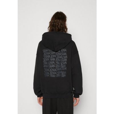 5. Sean John Script Logo Hoodie mit Artwork auf der Rückseite, Größe M, 6021388
