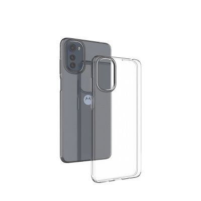 7. Ultra Clear 0,5 mm Hülle für Motorola Moto E32 dünne Abdeckung transparent