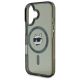 6. Karl Lagerfeld IML Metal Choupette Head MagSafe Hülle für iPhone 16 - Schwarz