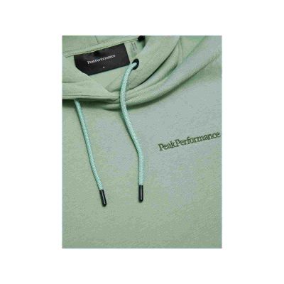 4. PEAK PERFORMANCE W Damen-Hoodie mit kleinem Logo, Grün