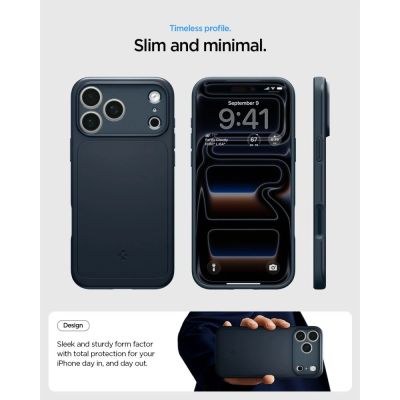 8. Spigen Thin Fit MagSafe Hülle für iPhone 18 Pro Max / 17 Pro Max – Grau