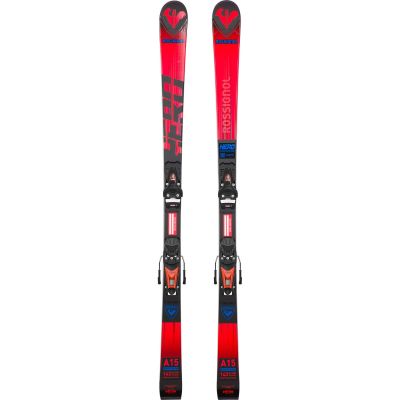 ROSSIGNOL HERO Athlete GS PRO (R21) Ski + LOOK NX7 GW B73 Bindungen Black Hot Red
