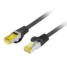 LANBERG PATCHCORD KAT.6A S/FTP LSZH CU 2M SCHWARZ FLUKE PASSED