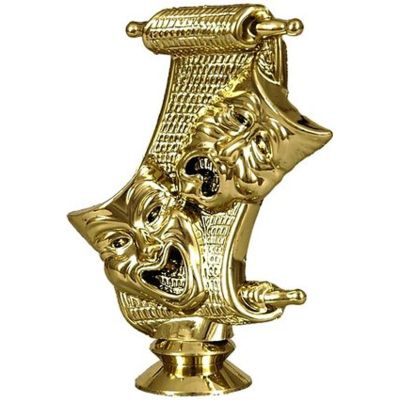 2. Theaterfigur aus Kunststoff – dramatische Maske – F1050/G F145/G