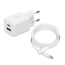 IBOX Universal-Ladegerät C-42 GAN PD33W USB A+C Weiß