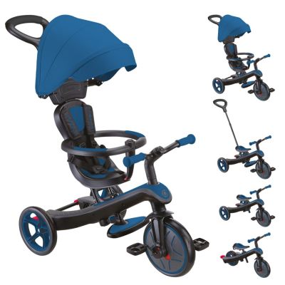 10. Globber Explorer Trike 4in1 Dreirad für Kinder, Vorderradantrieb, aufrecht