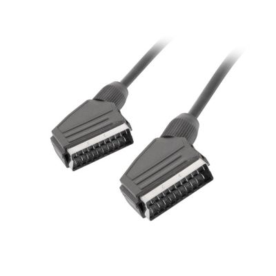 Lanberg-Kabel CA-EUEU-10CC-0018-BK (SCART M - SCART M; 1,8 m; schwarz)