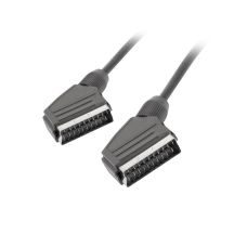 Lanberg-Kabel CA-EUEU-10CC-0018-BK (SCART M - SCART M; 1,8 m; schwarz)