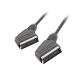Lanberg-Kabel CA-EUEU-10CC-0018-BK (SCART M - SCART M; 1,8 m; schwarz)