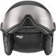3. UVEX Wanted Visor pro V Skihelm, schwarz matt