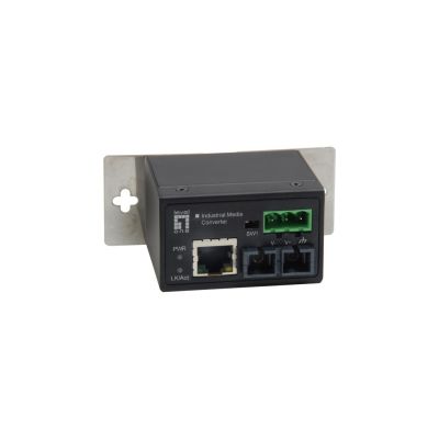 4. LevelOne FE Konverter RJ45->ST 100 Mbit/s MM Indu. 1310 nm 2 km