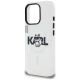 6. Karl Lagerfeld IML Choupette Sketch Logo MagSafe Hülle für iPhone 16 Pro Max – Transparent