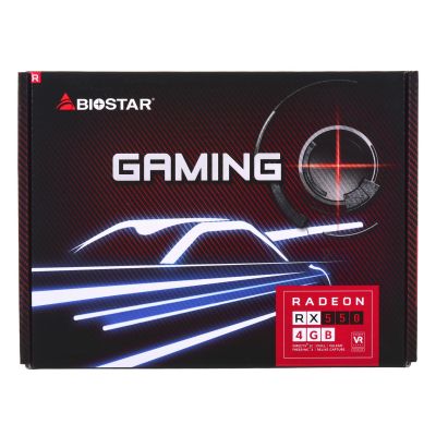 5. BIOSTAR Radeon RX 550 4GB GDDR5 Grafikkarte (VA5505RF41-SBHRA-BS2)