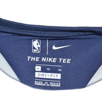 8. Nike Dallas Mavericks Essential Dry T-Shirt mit Chromlogo, College Navy - CZ7252-419