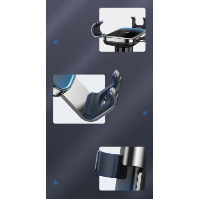 17. Baseus Glaze Gravity Holder Auto Halter Ständer Auto Lüftung schwarz (SUYL-LG01)