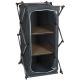2. Faltbarer Reiseschrank mit 3 Ablagen 49x53x95cm Camp Active