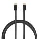 3. IBOX-KABEL IKUTCS1B USB-C 60W SILIZIUM 1M SCHWARZ