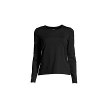 CASALL Essential Mesh Detail Langarm-T-Shirt schwarz