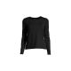 CASALL Essential Mesh Detail Langarm-T-Shirt schwarz
