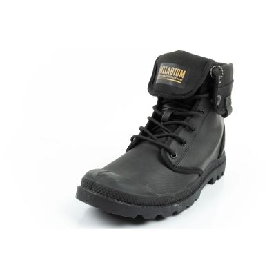 3. Palladium Damen Baggy-Sneaker mit hohem Schaft, beschichtet, modisch, Schwarz