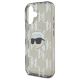 6. Karl Lagerfeld IML Karl Head galvanisierte Hülle für iPhone 16 - Schwarz
