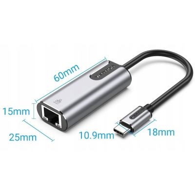 4. Vention USB-C Gigabit Ethernet-Adapter