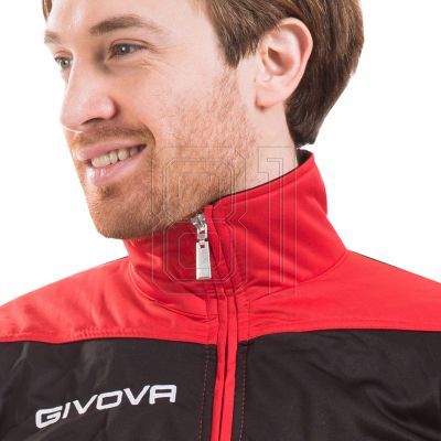12. Givova Tuta Visa TR018 1210 Trainingsanzug Rot/Schwarz