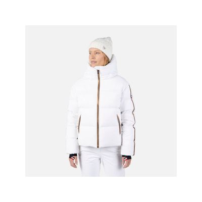 8. Rossignol W Ventina Bomber Daunenjacke Weiß