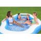 24. Bestway 54409 Aufstellpool, aufblasbarer Pool, oval, blau-weiß