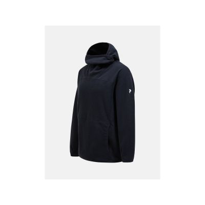 2. Polar Peak Performance M Treeline Fleece-Kapuze schwarz