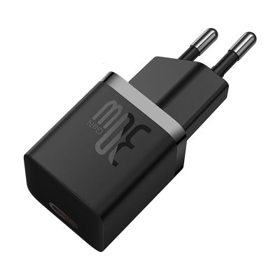 4. Baseus GaN5 30W Wandladegerät mit 100W USB-C-zu-USB-C-Kabel – Schwarz