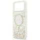 6. Guess Resin Bottom Glitter MagSafe Hülle für iPhone 17 Pro Max - Gold