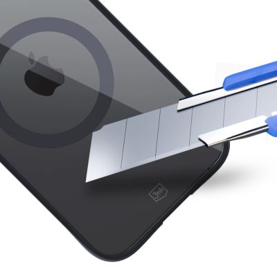 8. 3mk Satin Armor MagCase Hülle mit MagSafe für iPhone 12 Pro Max – transparent mit schwarzem Rahmen