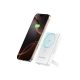 22. Powerbank Wozinsky WLWP-10KA0Y3WS 22,5W PD Qi2 10000 mAh, mit Ständer, 1x USB-A, 1x USB-C - weiß