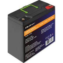 Qoltec LiFePO4 Lithium-Eisenphosphat-Akku | 12,8 V | 24 Ah | 307,2 Wh | BMS