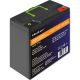 Qoltec LiFePO4 Lithium-Eisenphosphat-Akku | 12,8 V | 24 Ah | 307,2 Wh | BMS