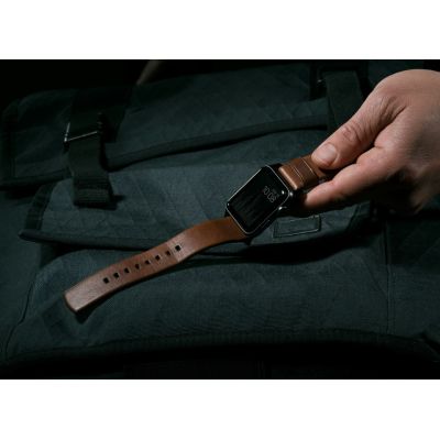 4. Nomad NM1A4RBM00 Smart-Armband aus braunem Leder