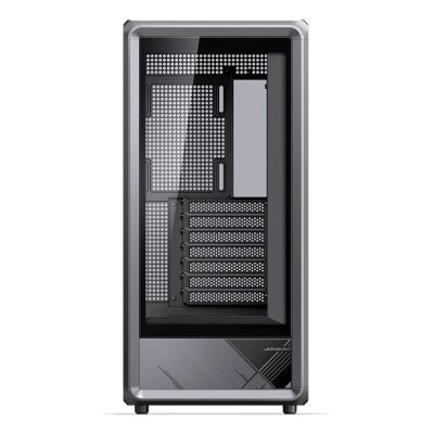 6. Jonsbo D401 PC- , Midi-Tower, ATX, gehärtetes Glas - schwarz