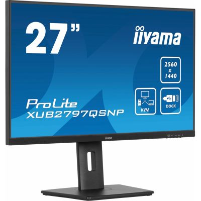 4. iiyama ProLite XUB2797QSNP-B1 Monitor 27" 2560 x 1440 px Wide Quad HD LED Schwarz