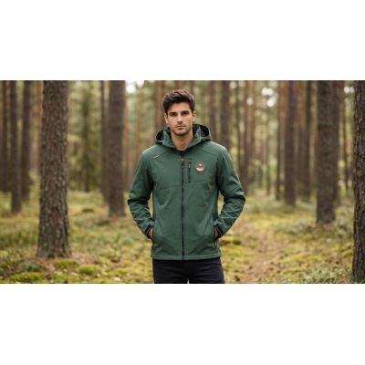 4. Herren-Softshelljacke Geographical Norway TOLYMPIA GREEN DB MEN 009 (WZ8535H/GN-GREEN)